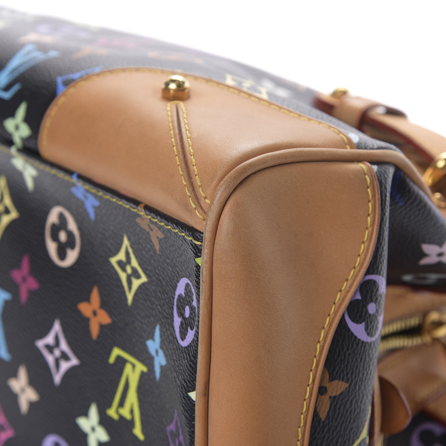 Louis Vuitton Monogram Multicolor Claudia Black 10 of 11