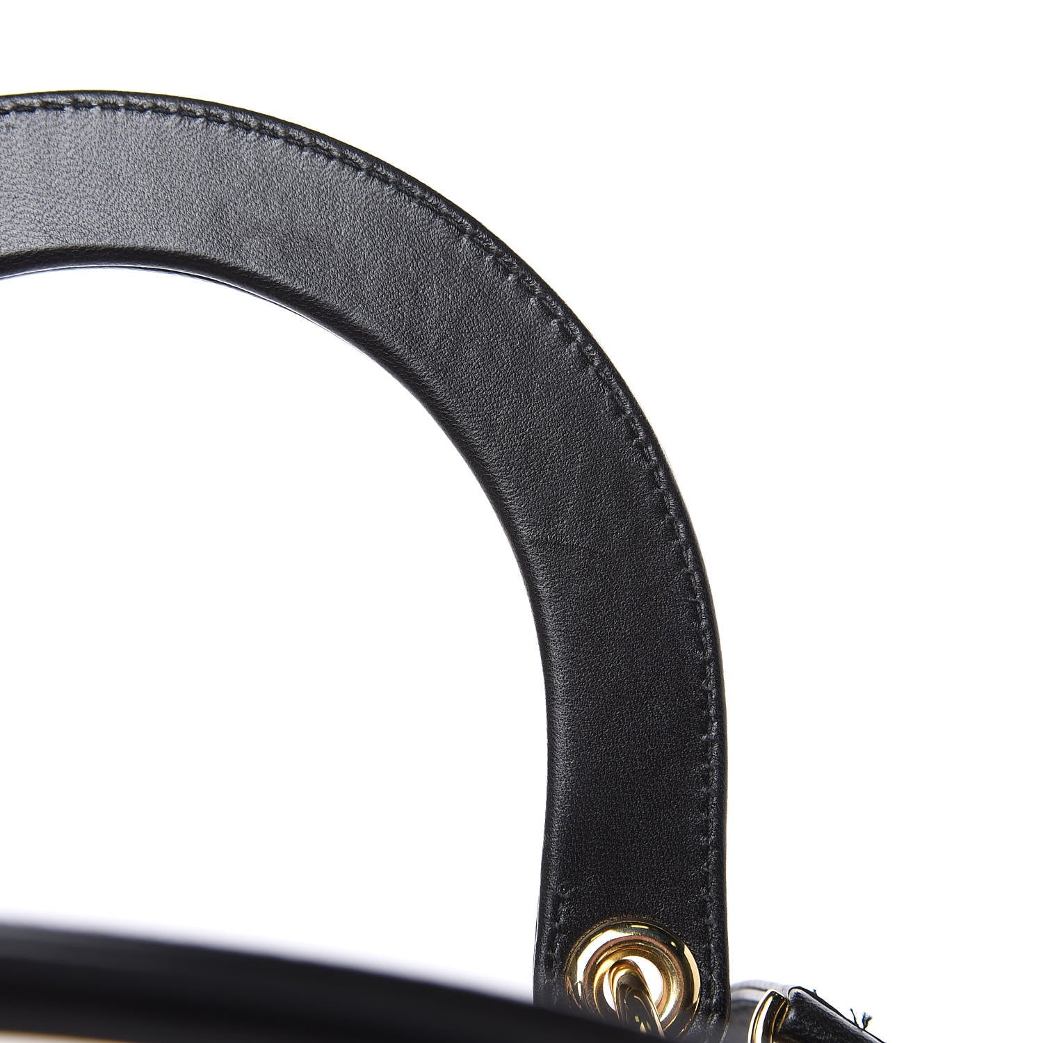 Christian Dior Lambskin Cannage Medium Lady Dior Black 12 of 13