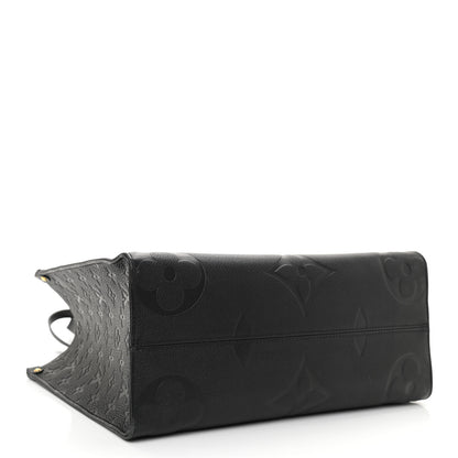 Louis Vuitton Empreinte Monogram Giant Onthego MM Black 4 of 9