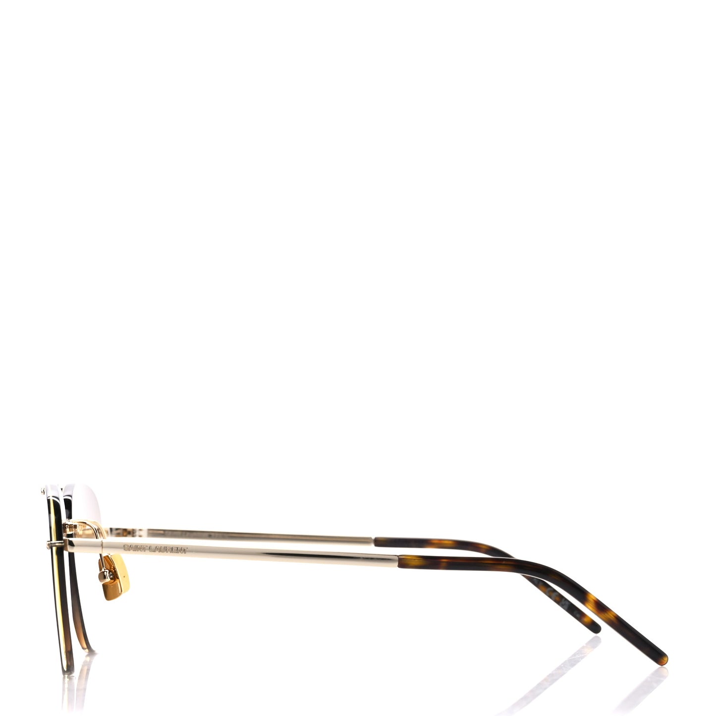 Metal Cat Eye Sunglasses SL 309 Brown