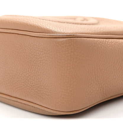 Gucci Pebbled Calfskin Small Soho Disco Bag Camelia 10 of 11
