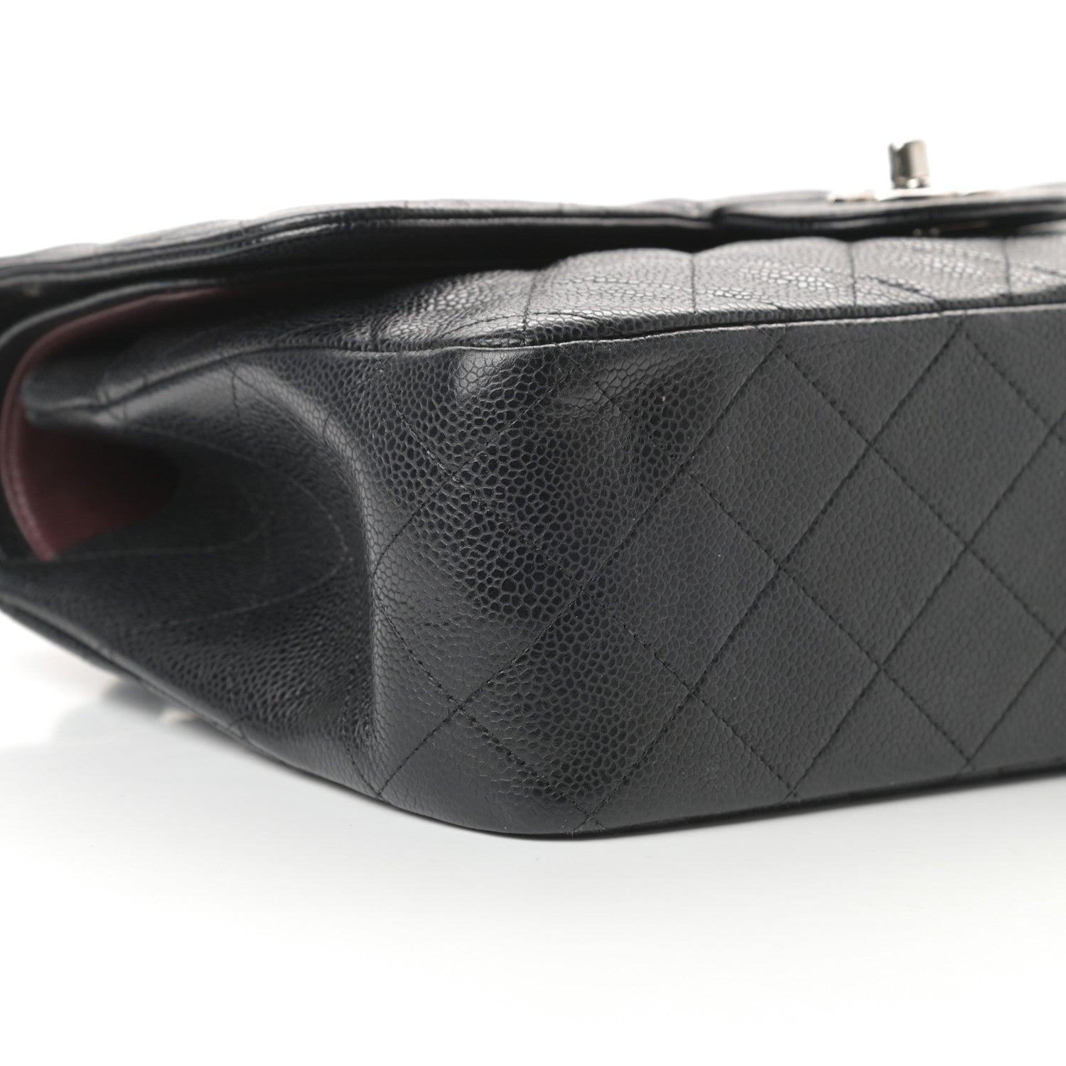 Chanel Caviar Quilted Jumbo Double Flap Black 9 of 14