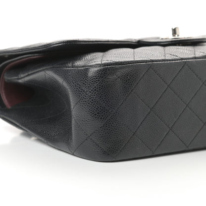 Chanel Caviar Quilted Jumbo Double Flap Black 9 of 14