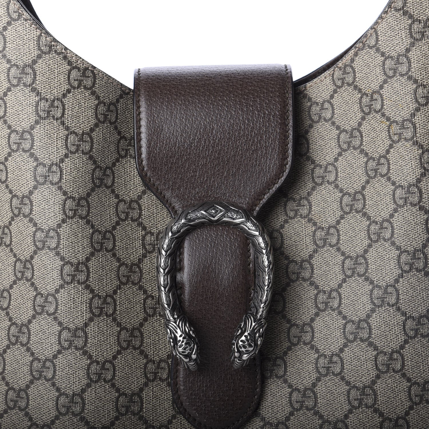 Gucci GG Supreme Monogram Medium Dionysus Hobo Beige New Acero 13 of 13