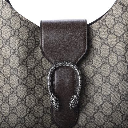 Gucci GG Supreme Monogram Medium Dionysus Hobo Beige New Acero 13 of 13