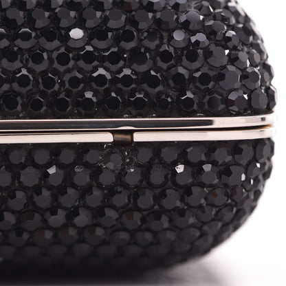 Judith Leiber Swarovski Crystal Minaudiere Clutch Black 17 of 18