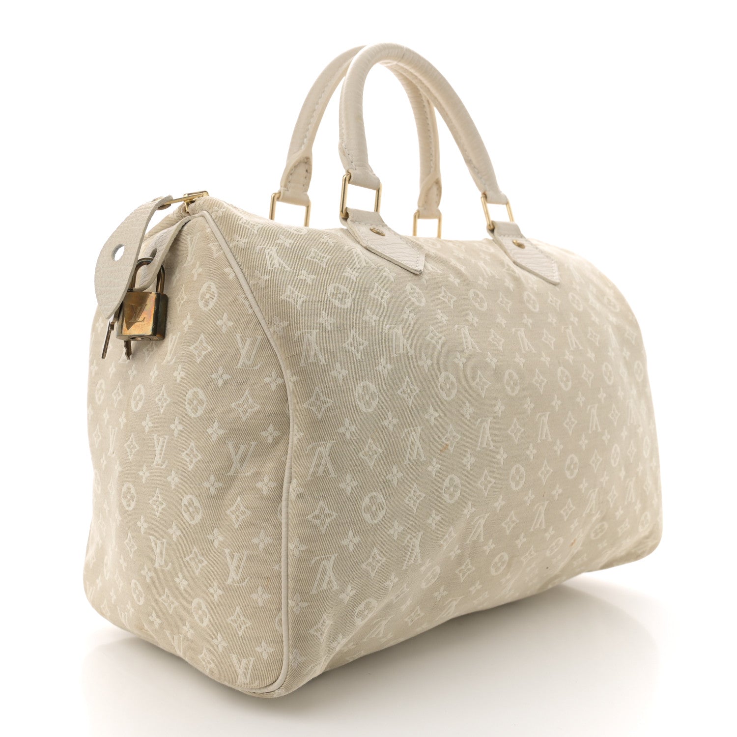 Louis Vuitton Mini Lin Speedy 30 Dune 3 of 16