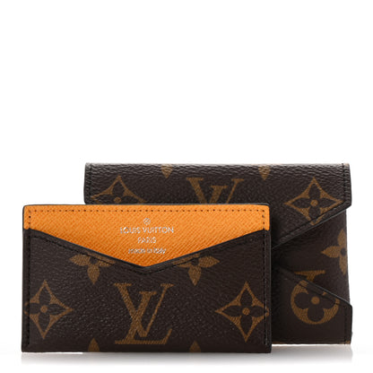 Louis Vuitton Monogram LV Colormania Kirigami Card Holder Safran 3 of 9