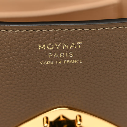 Moynat Taurillon Blush Calfskin Gabby MM Taupe 6 of 9