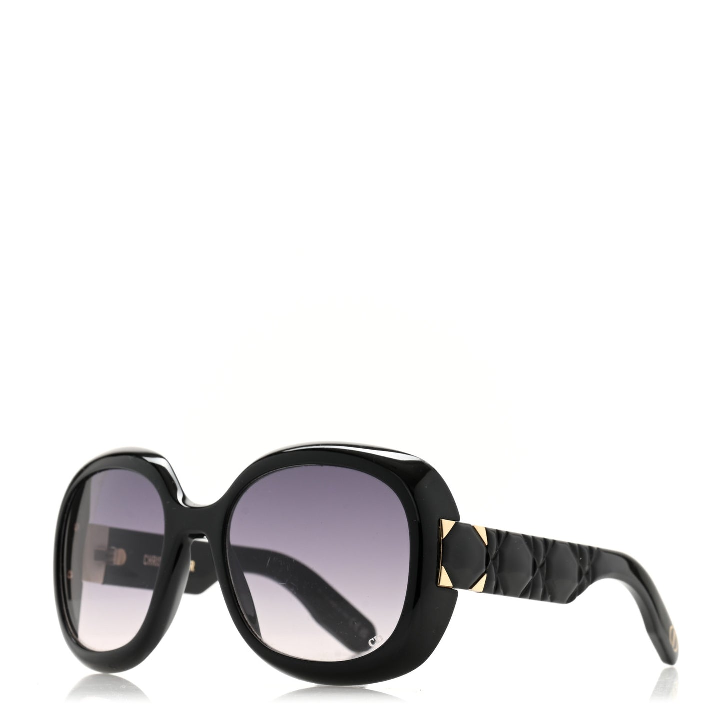 Acetate Cannage Lady 95.22 R21 Sunglasses Black