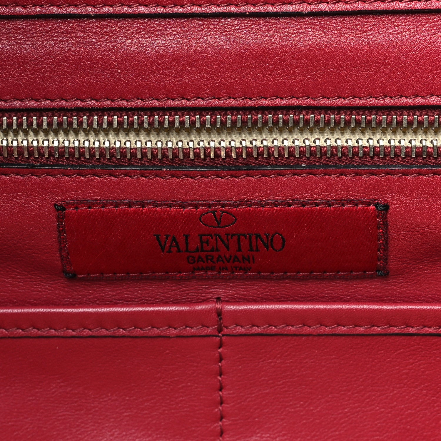 Valentino Garavani Vitello Medium Rockstud Tote Rosso Valentino 6 of 8