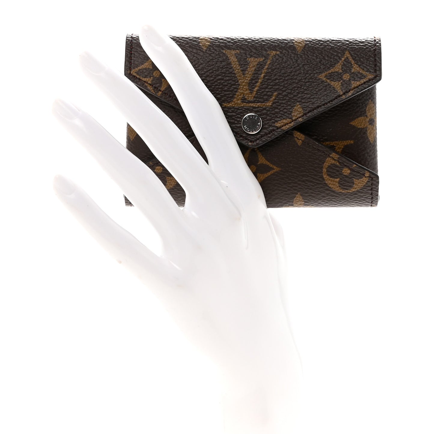 Monogram LV Colormania Kirigami Card Holder Sari Red