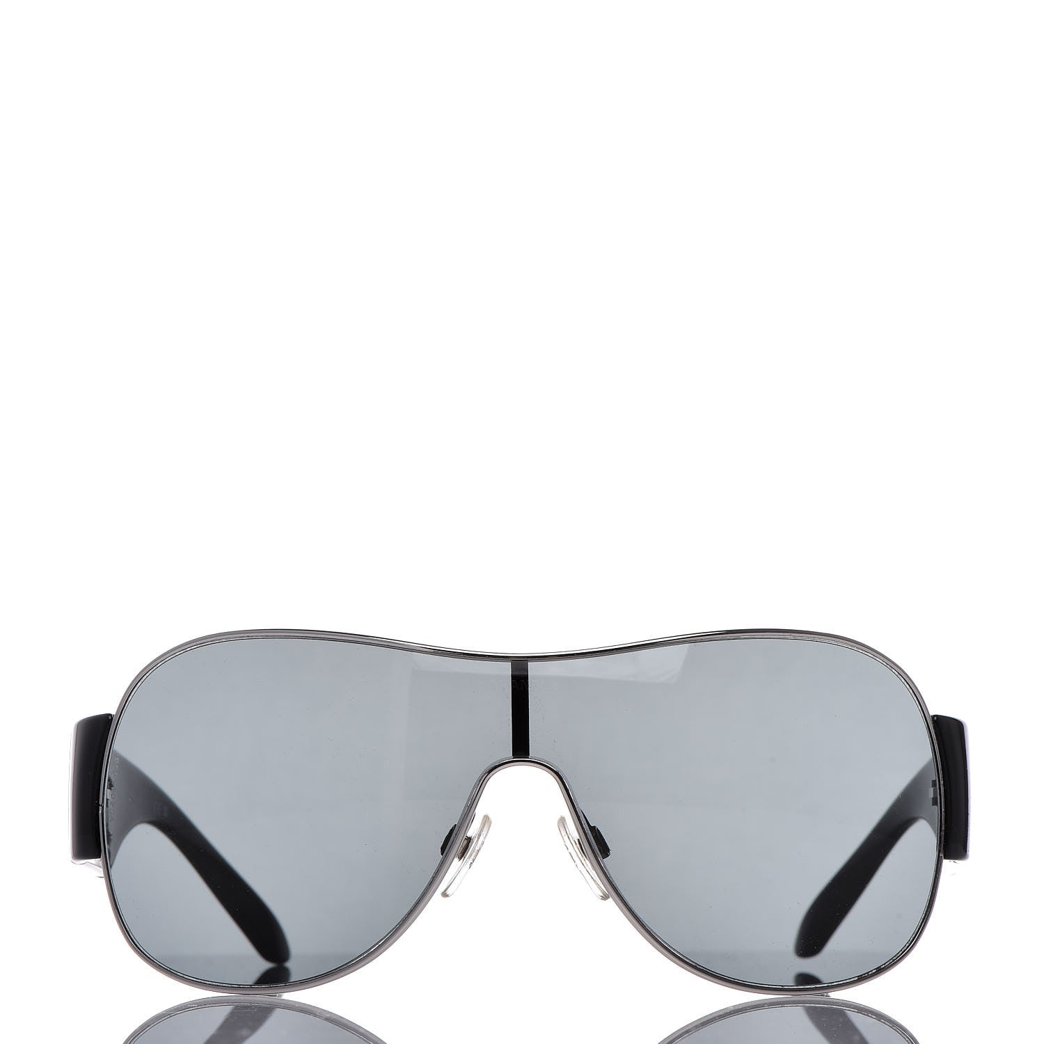 Chanel CC Sunglasses 4154 Silver Black 2 of 9