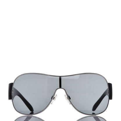 Chanel CC Sunglasses 4154 Silver Black 2 of 9