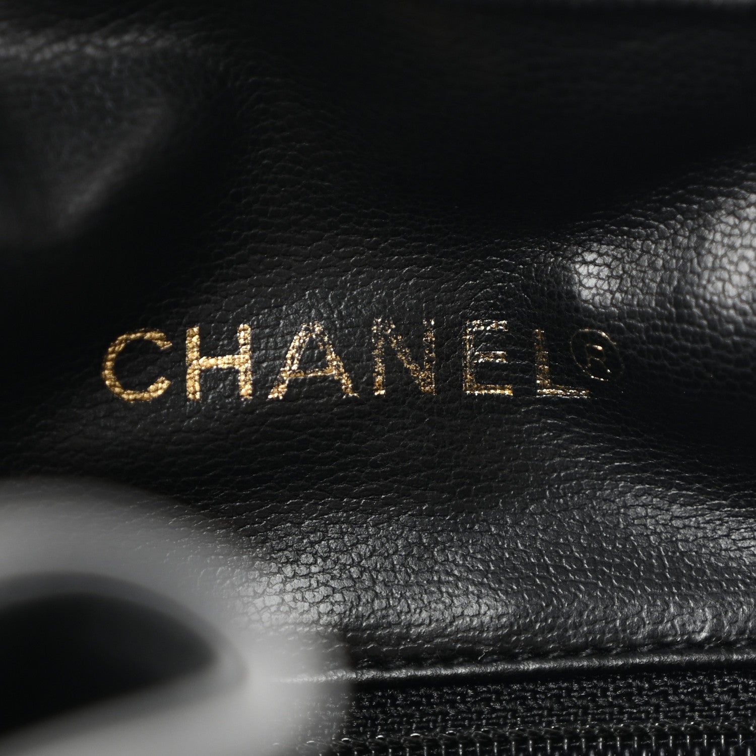 Chanel Caviar Drawstring Bucket Shoulder Bag Black 7 of 16