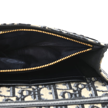 Christian Dior Oblique 30 Montaigne 2-In-1 Pouch Blue 4 of 10