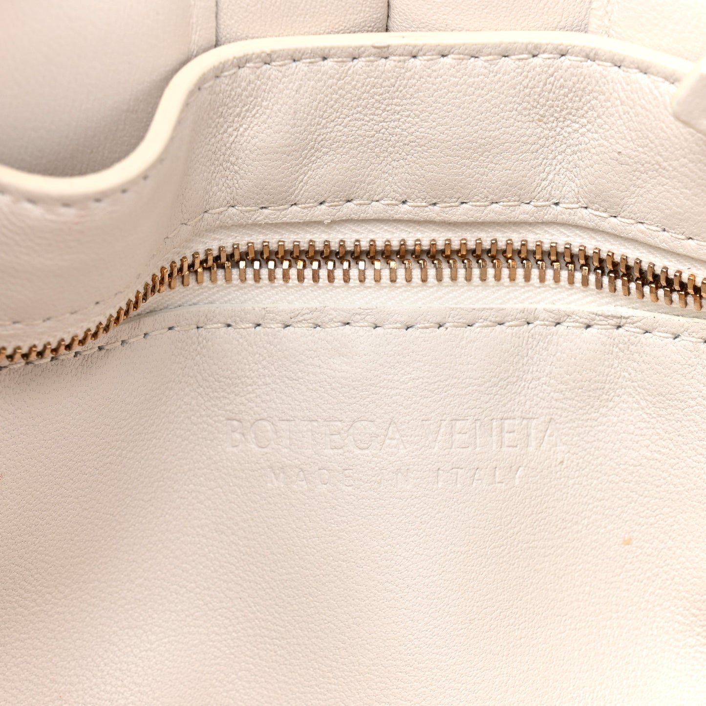 Nappa Maxi Intreccio Padded Cassette Crossbody Bag Chalk