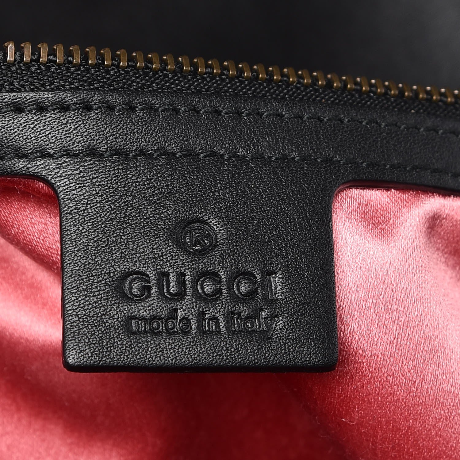 Gucci Velvet Matelasse Medium GG Marmont Shoulder Bag Black 6 of 7