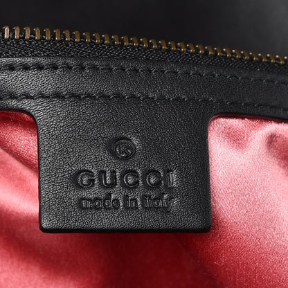 Gucci Velvet Matelasse Medium GG Marmont Shoulder Bag Black 6 of 7