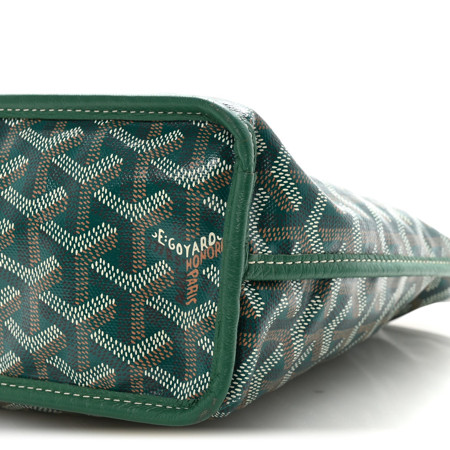 Goyardine Reversible Mini Anjou Green