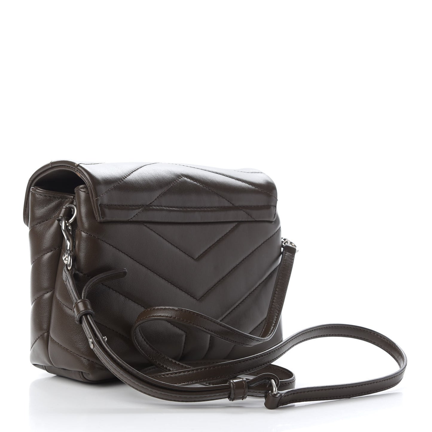 Calfskin Y Quilted Monogram Toy Loulou Crossbody Bag Earth