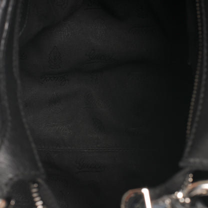 Gucci Guccissima Medium Icon Bit Hobo Black 5 of 9