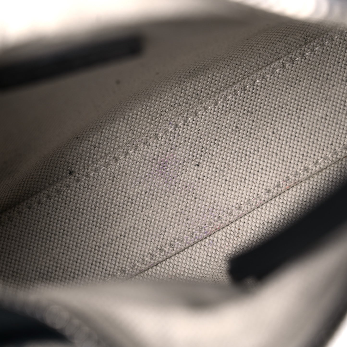 GG Supreme Monogram Textured Calfskin Web Small Attache Shoulder Bag Beige Blue