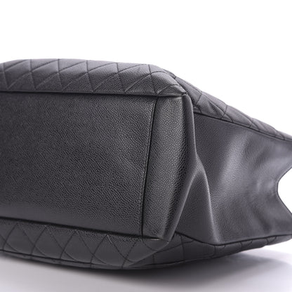 Chanel Caviar Quilted Grand Shopping Tote GST Black 7 of 9