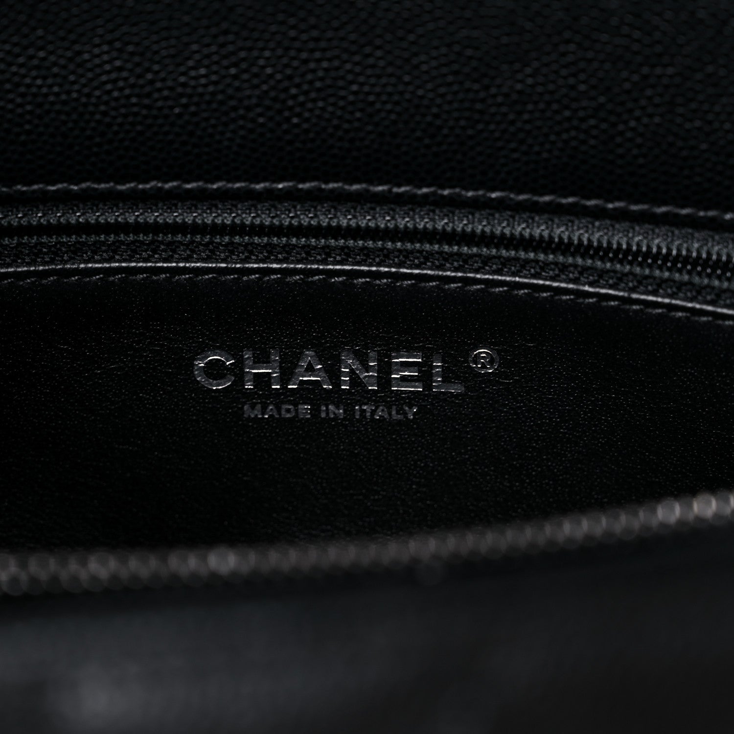 Chanel Caviar Lizard Quilted Small Coco Handle Flap Black 6 of 9