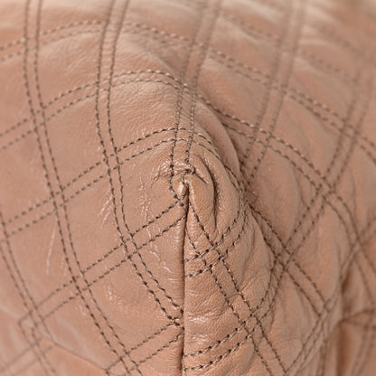 Marc Jacobs Calfskin Quilted Rio Satchel Tote Bag Brown 15 of 16