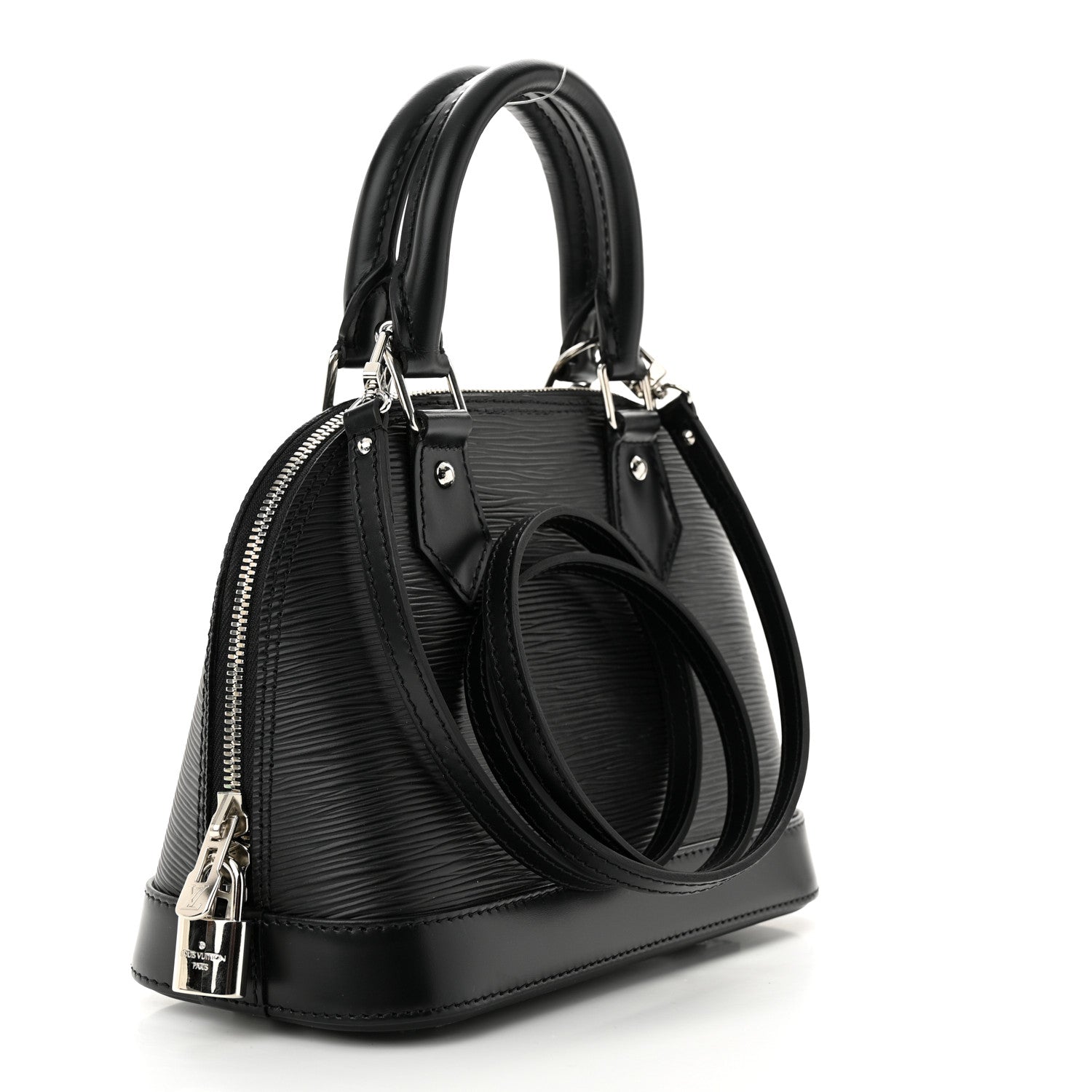 Louis Vuitton Epi Alma BB Black 3 of 9