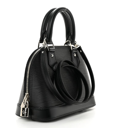 Louis Vuitton Epi Alma BB Black 3 of 9