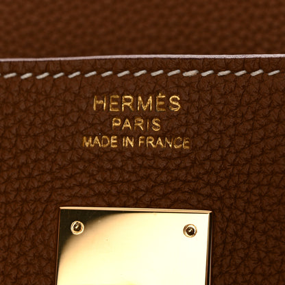 Hermes Togo Birkin 40 Gold 6 of 10