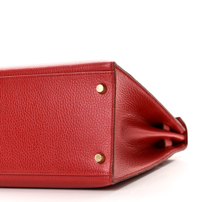 Hermes Ardennes Kelly Sellier 35 Rouge Vif 10 of 10