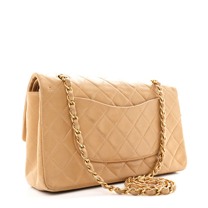 Chanel Lambskin Quilted Medium Double Flap Beige 2 of 11