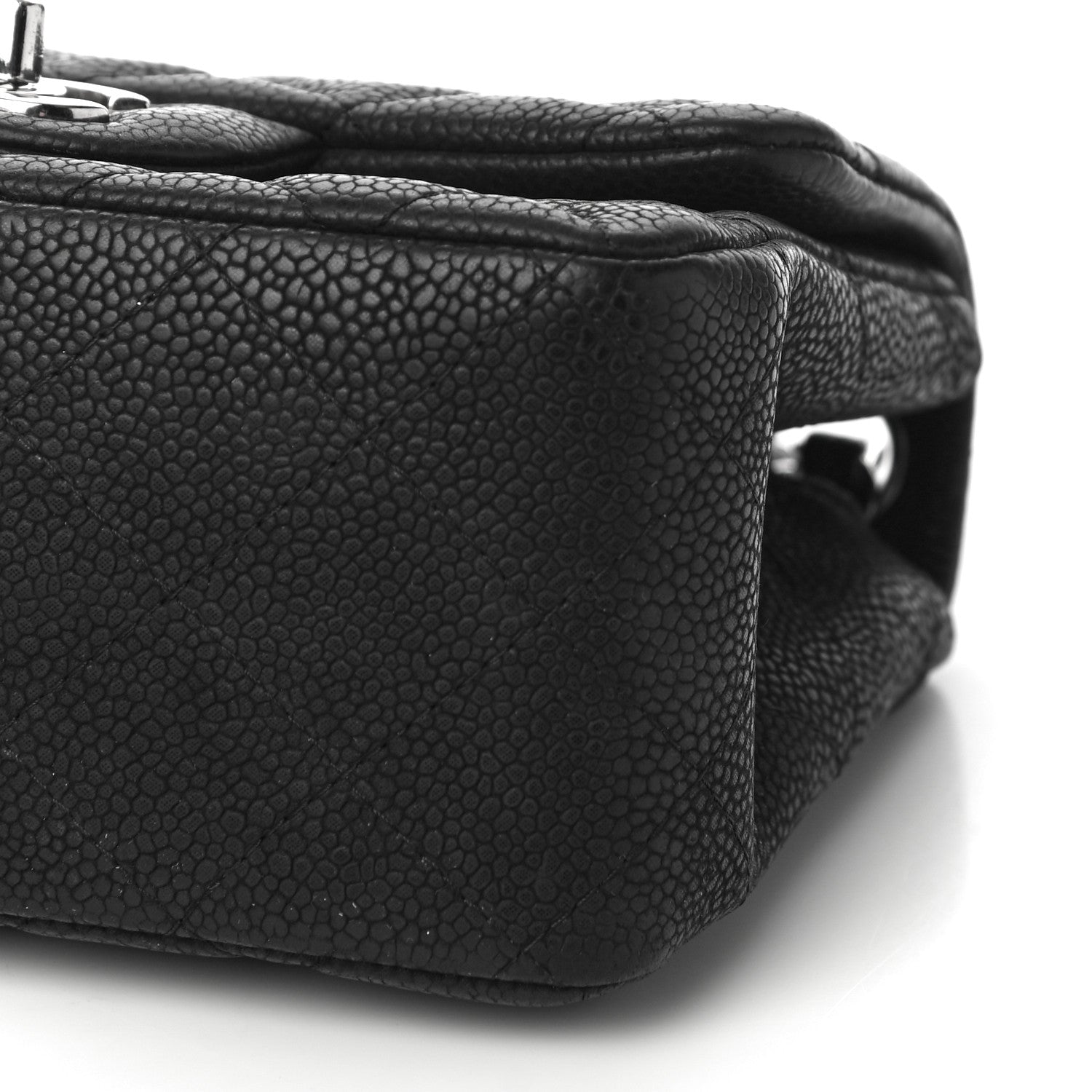 Chanel Iridescent Caviar Quilted Mini Square Flap Black 10 of 11