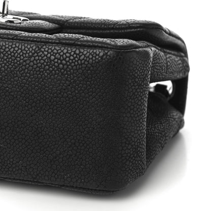 Chanel Iridescent Caviar Quilted Mini Square Flap Black 10 of 11