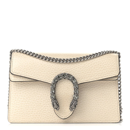 Gucci Dollar Calfskin Crystal Super Mini Dionysus Shoulder Bag Mystic White Black Diamond 1 of 11