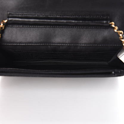 Chanel Caviar Timeless CC Wallet On Chain WOC Black 5 of 13