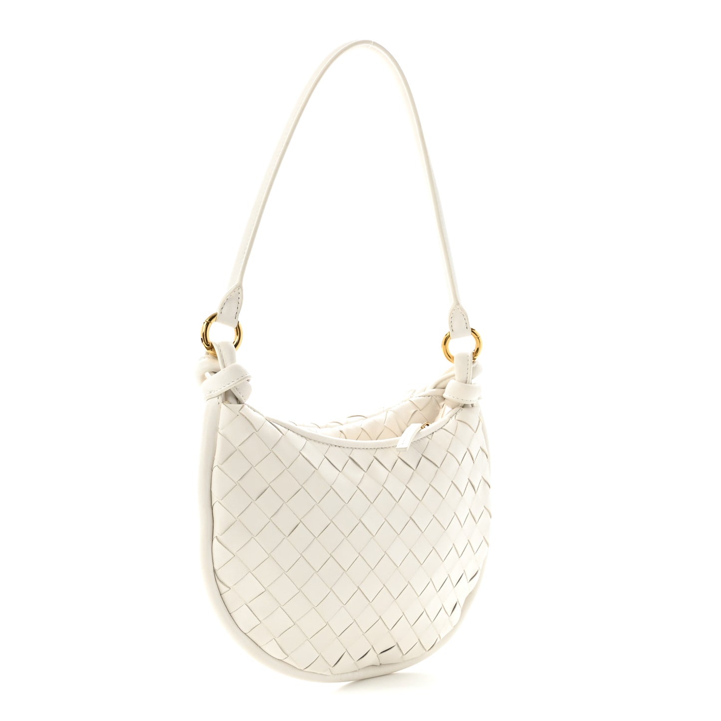 Nappa Intrecciato Small Gemelli White