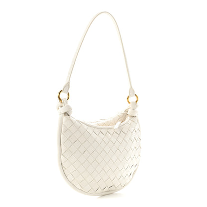 Bottega Veneta Nappa Intrecciato Small Gemelli White 3 of 10