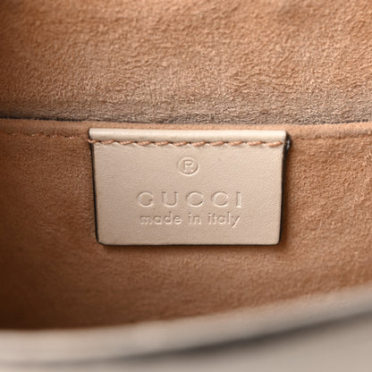 Gucci Calfskin Mini Sylvie Top Handle Bag White 5 of 9