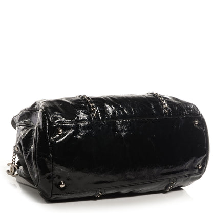Chanel Patent Calfskin Large Luxe Ligne Tote Black 4 of 8