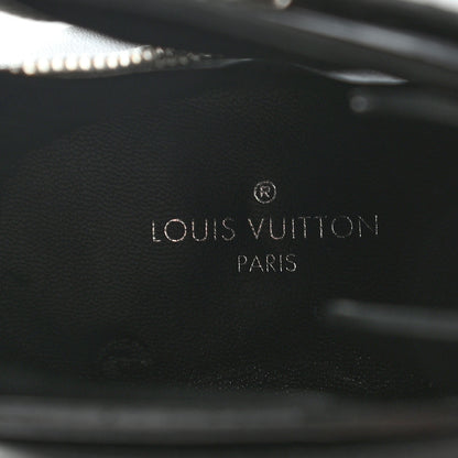 Louis Vuitton Calfskin Monogram Janet Ankle Boots 36.5 Black 8 of 9