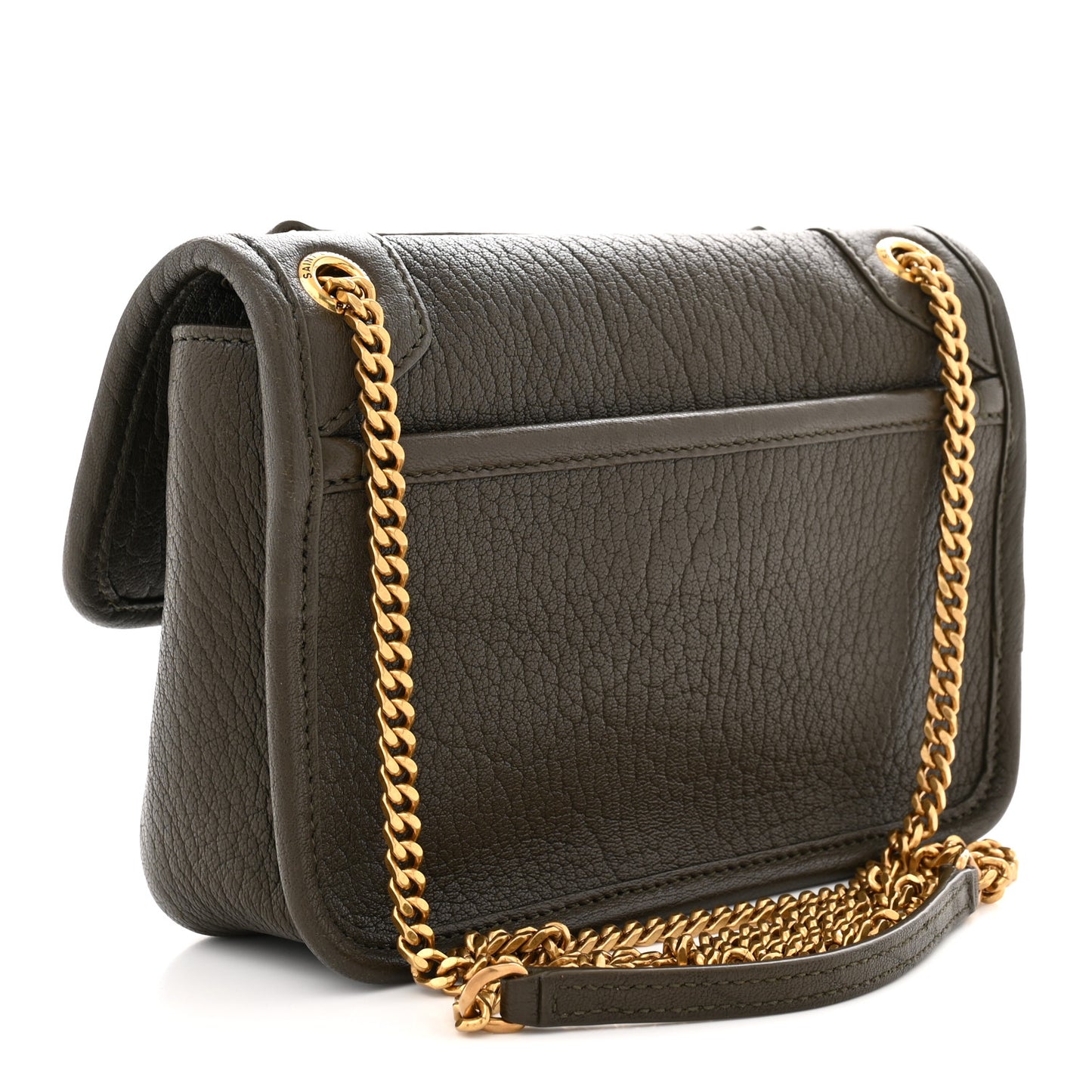 Grained Lambskin Monogram Mini Niki Chain Satchel Light Musk