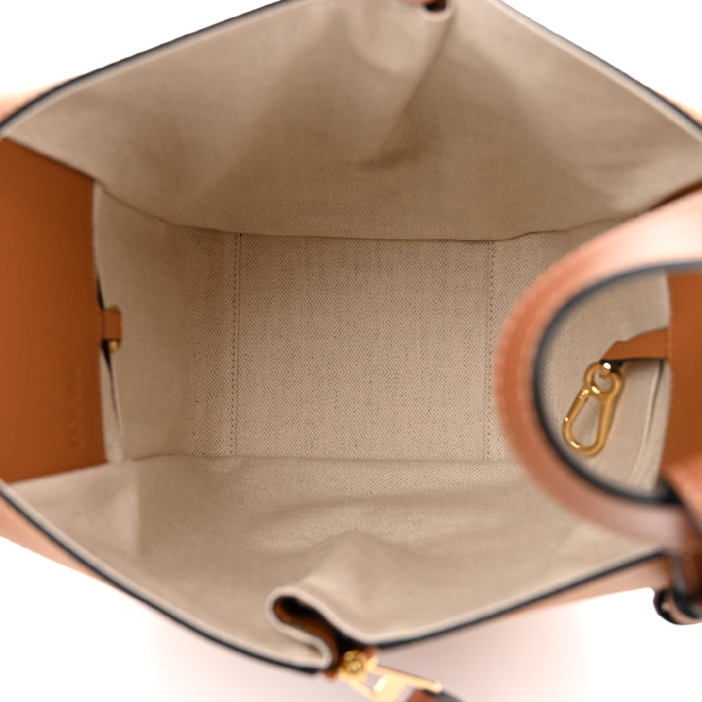 Grained Calfskin Small Hammock Shoulder Bag Tan