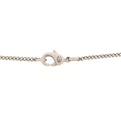Chanel Crystal CC Star Pearl Drop Necklace Silver 5 of 5