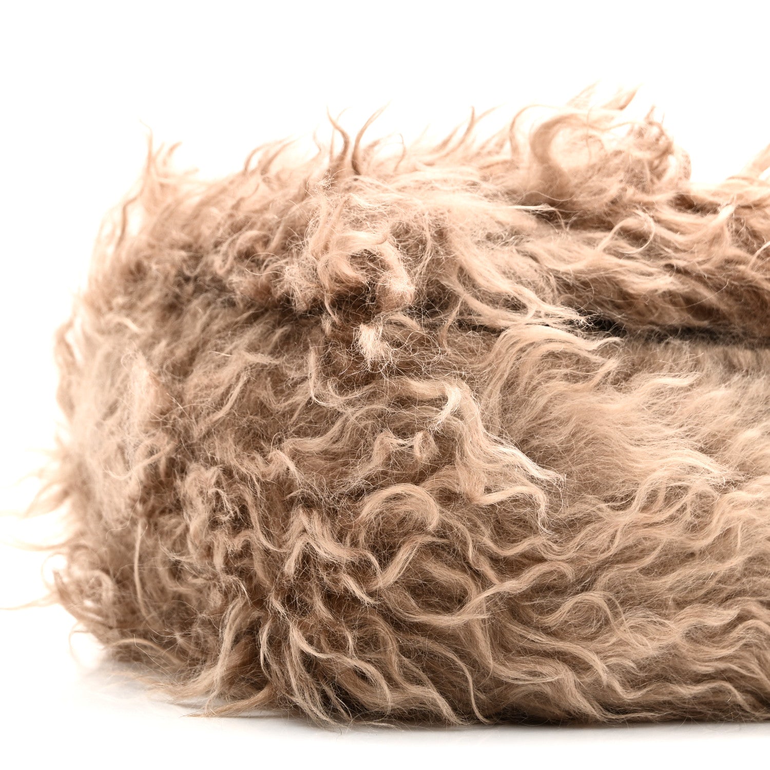 Burberry Mohair TB Lola Bag Camel 8 of 9