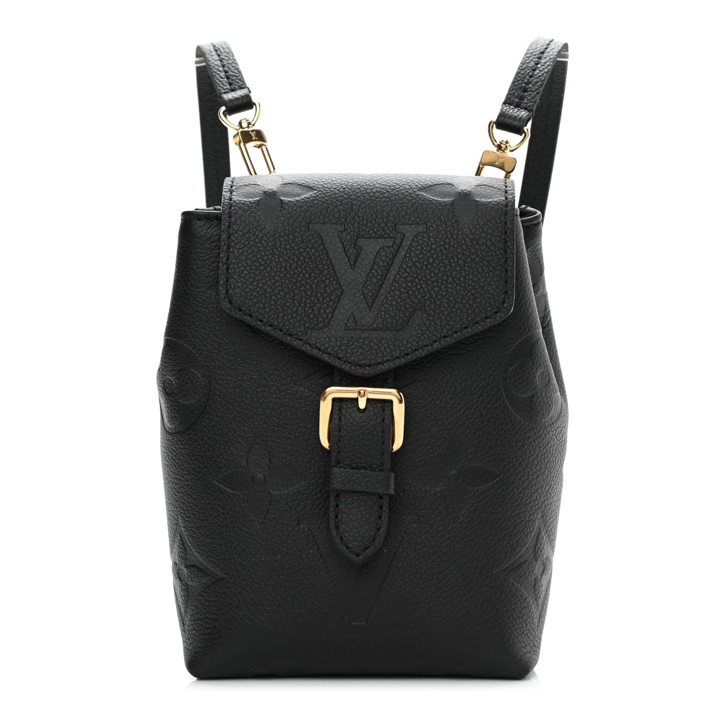 Empreinte Monogram Giant Tiny Backpack Black