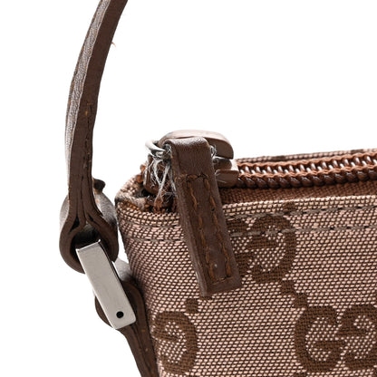 Gucci Monogram Boat Pochette Brown 12 of 15
